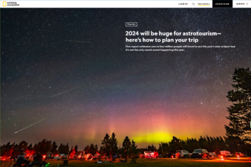 National Geographic - 2024 will be huge for astrotourism