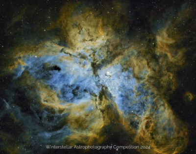 Blue and gold nebular.