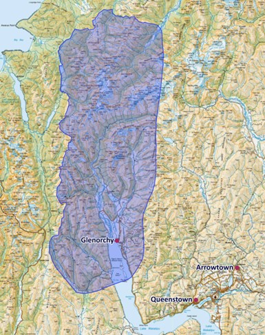 Tāhuna Glenorchy Astro Site Map